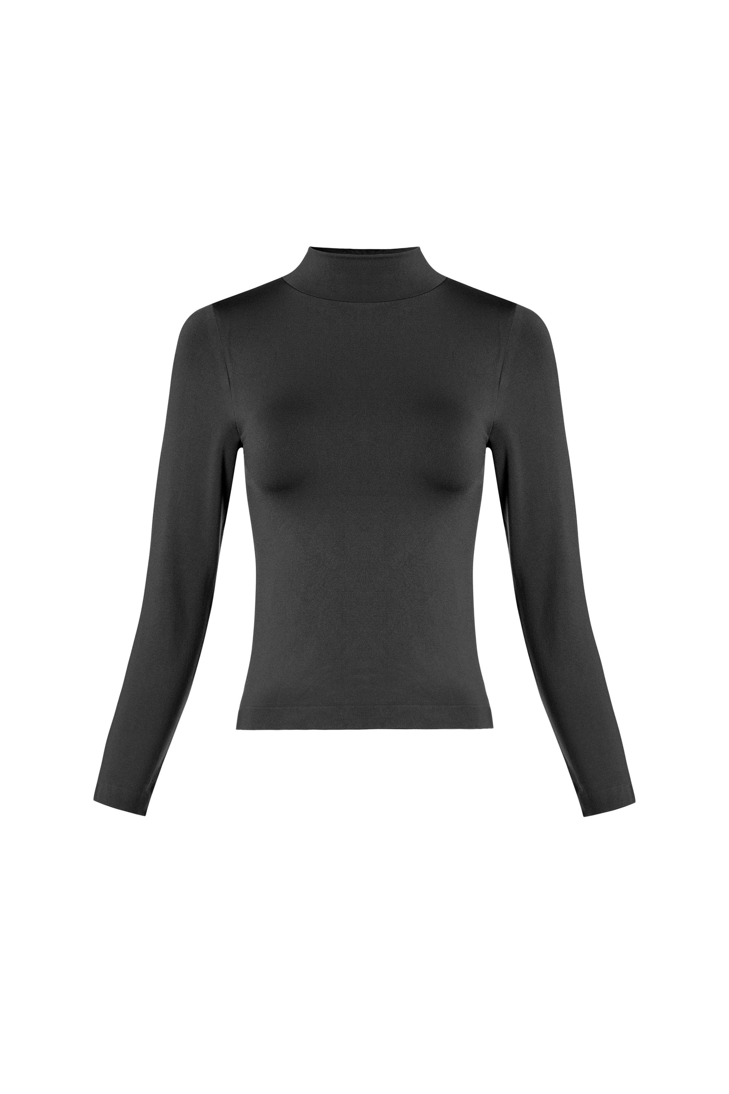 Smooth Long Sleeve Top | BLACK