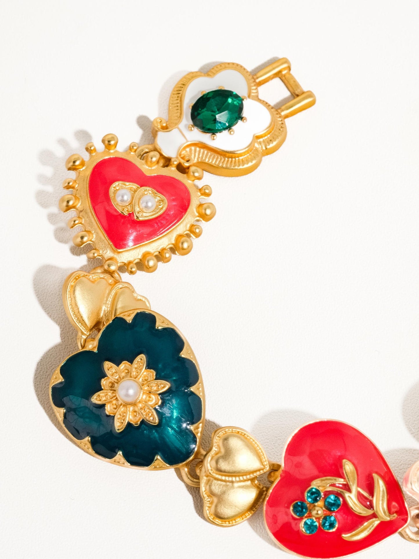 Baroque Heart Bracelet