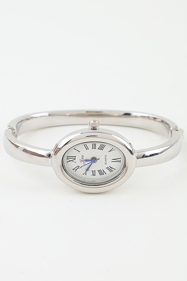 Oval Dial Bangle Watch | VARIEDAD