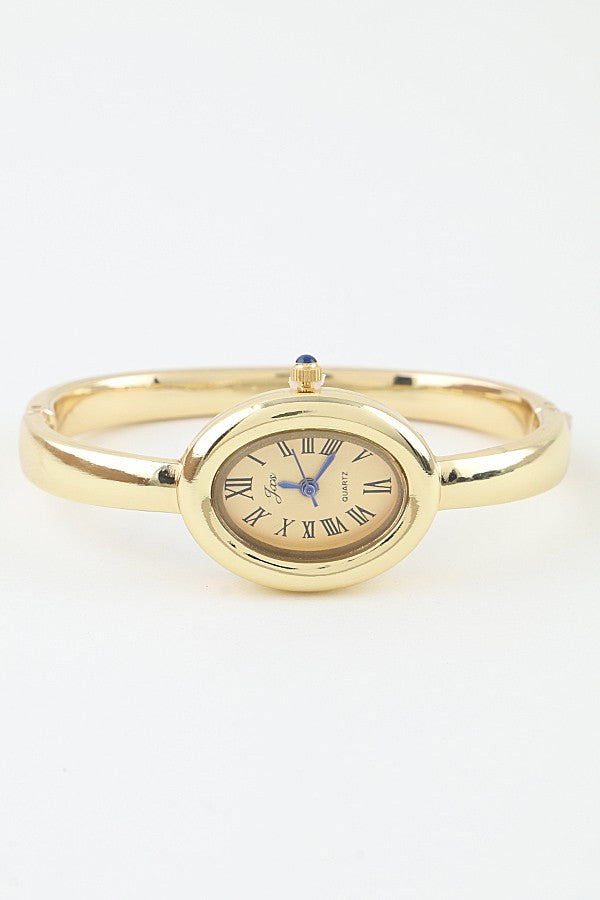 Oval Dial Bangle Watch | VARIEDAD