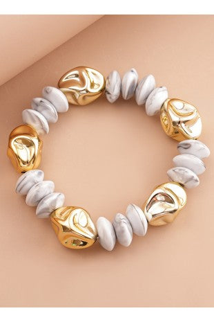 Colorful Acrylic Bead Bracelet