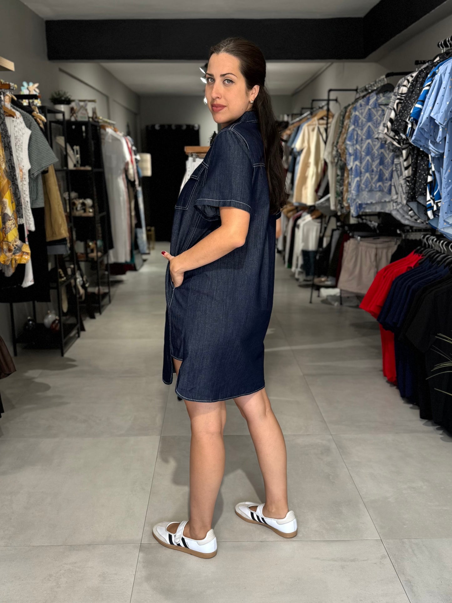 Denim Dress | DENIM BLUE