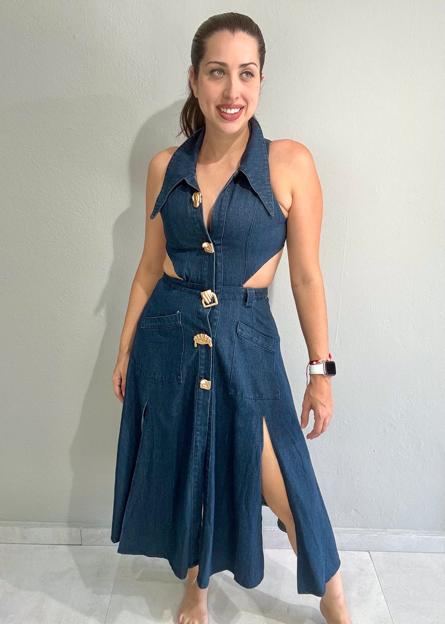 Selene Denim Dress