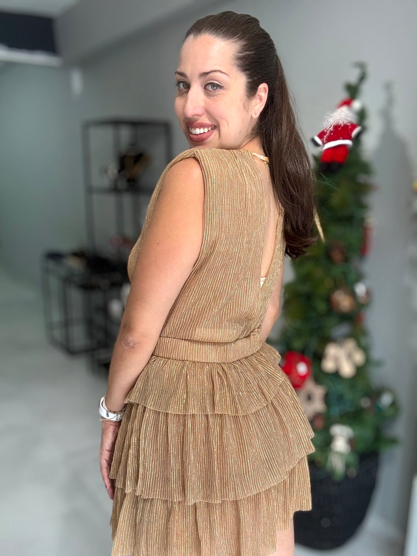 Golden Night Dress