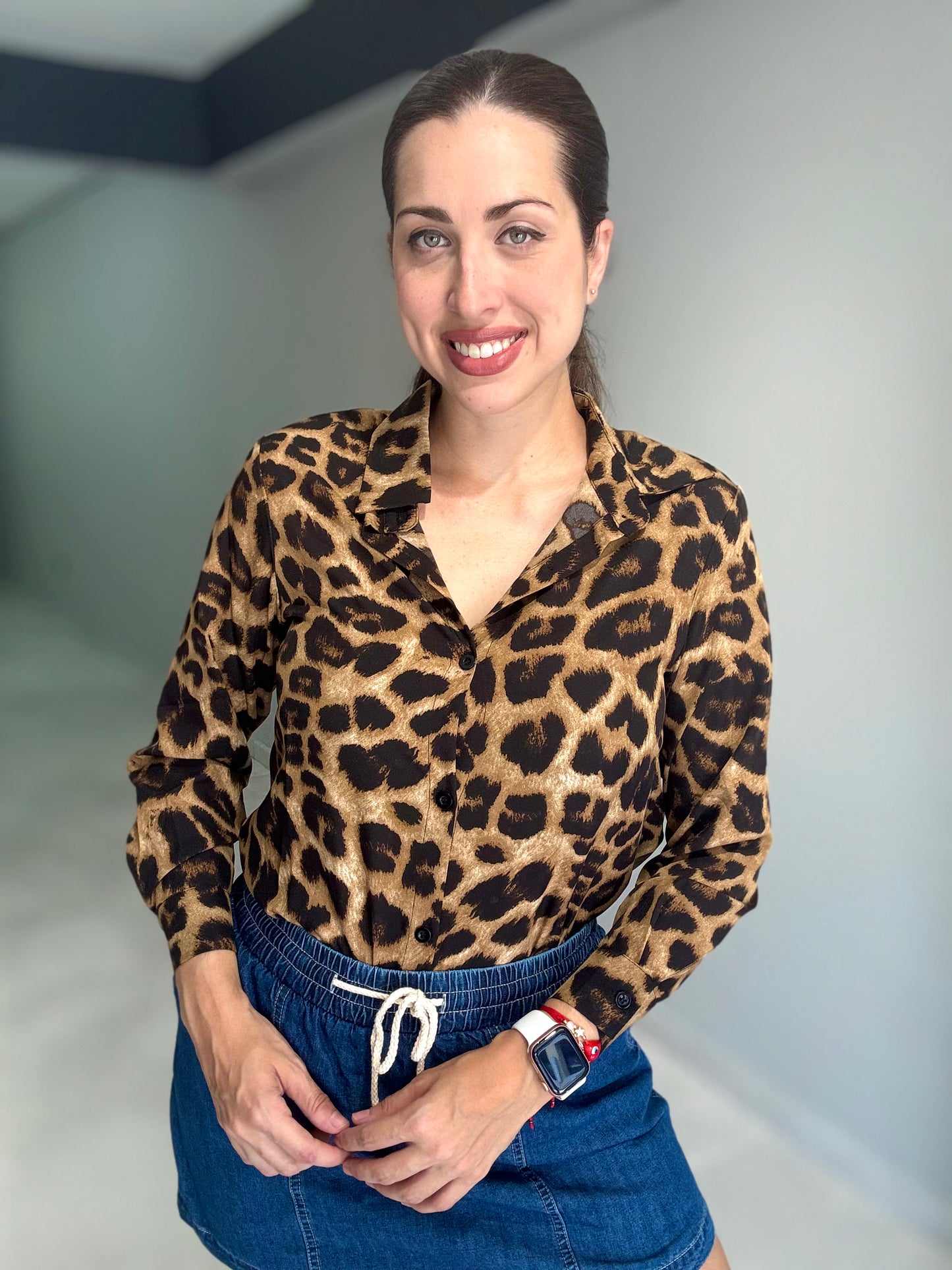 Leopard Blouse