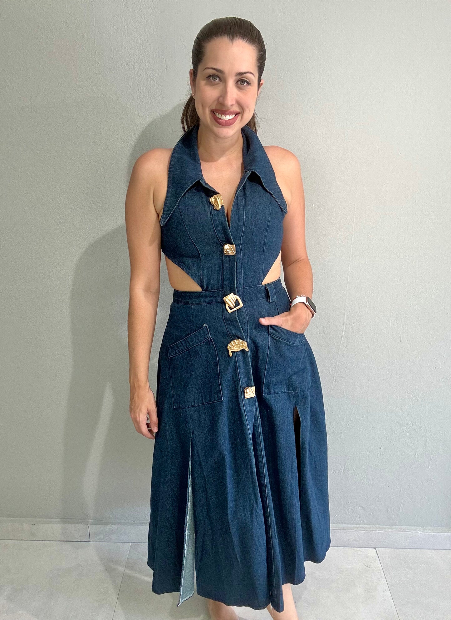 Selene Denim Dress