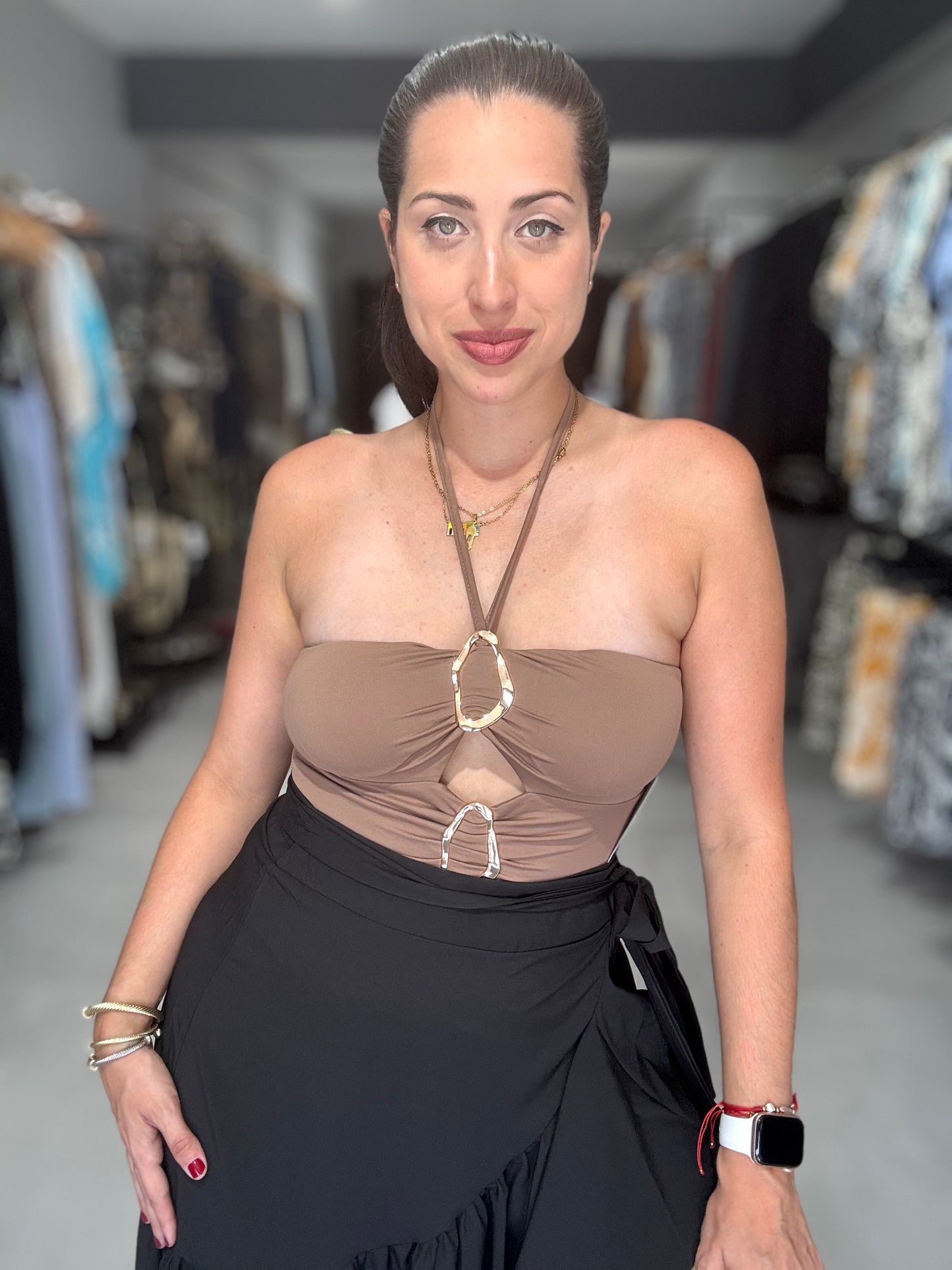 Marbella Bodysuit | LIGHT MOCHA