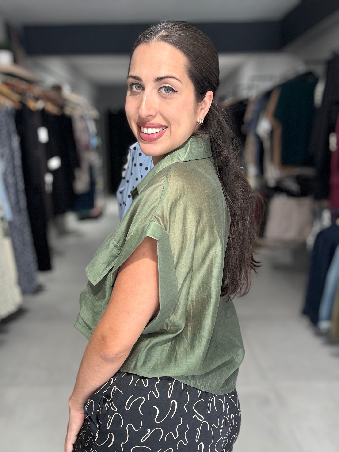 Palermo Blouse | OLIVE