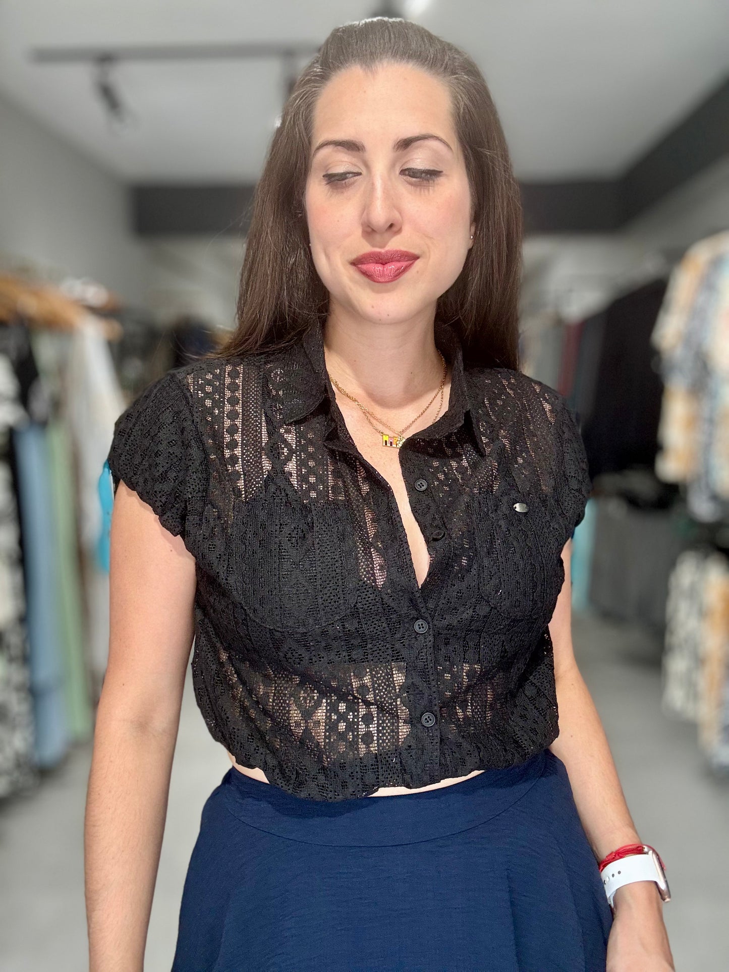 Summer Lace Top | BLACK