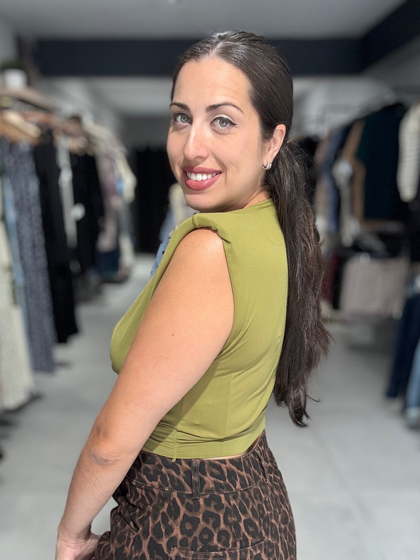 Golden Hour Crop Top | OLIVE