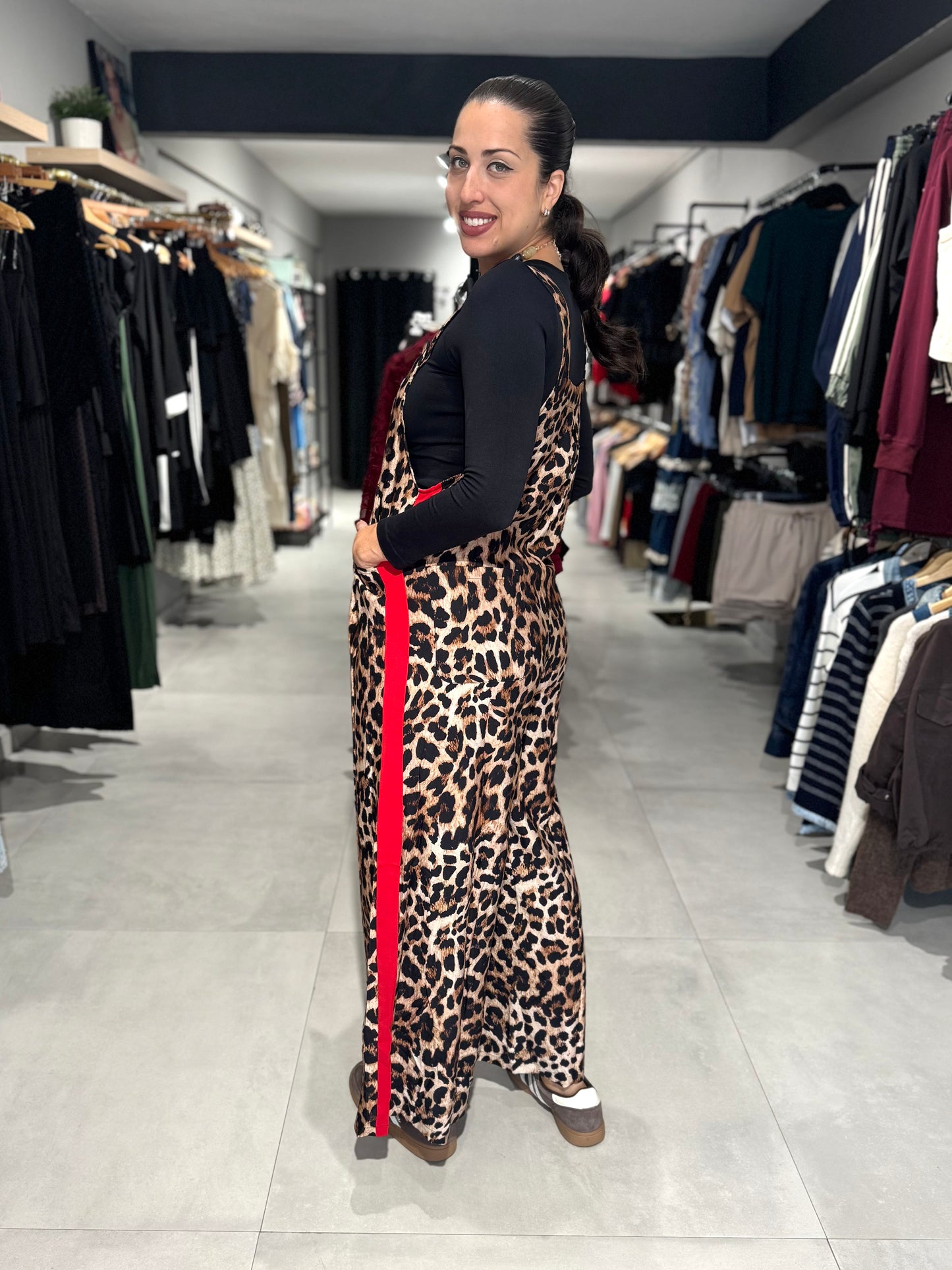 Leopard Overall Jumpsuit