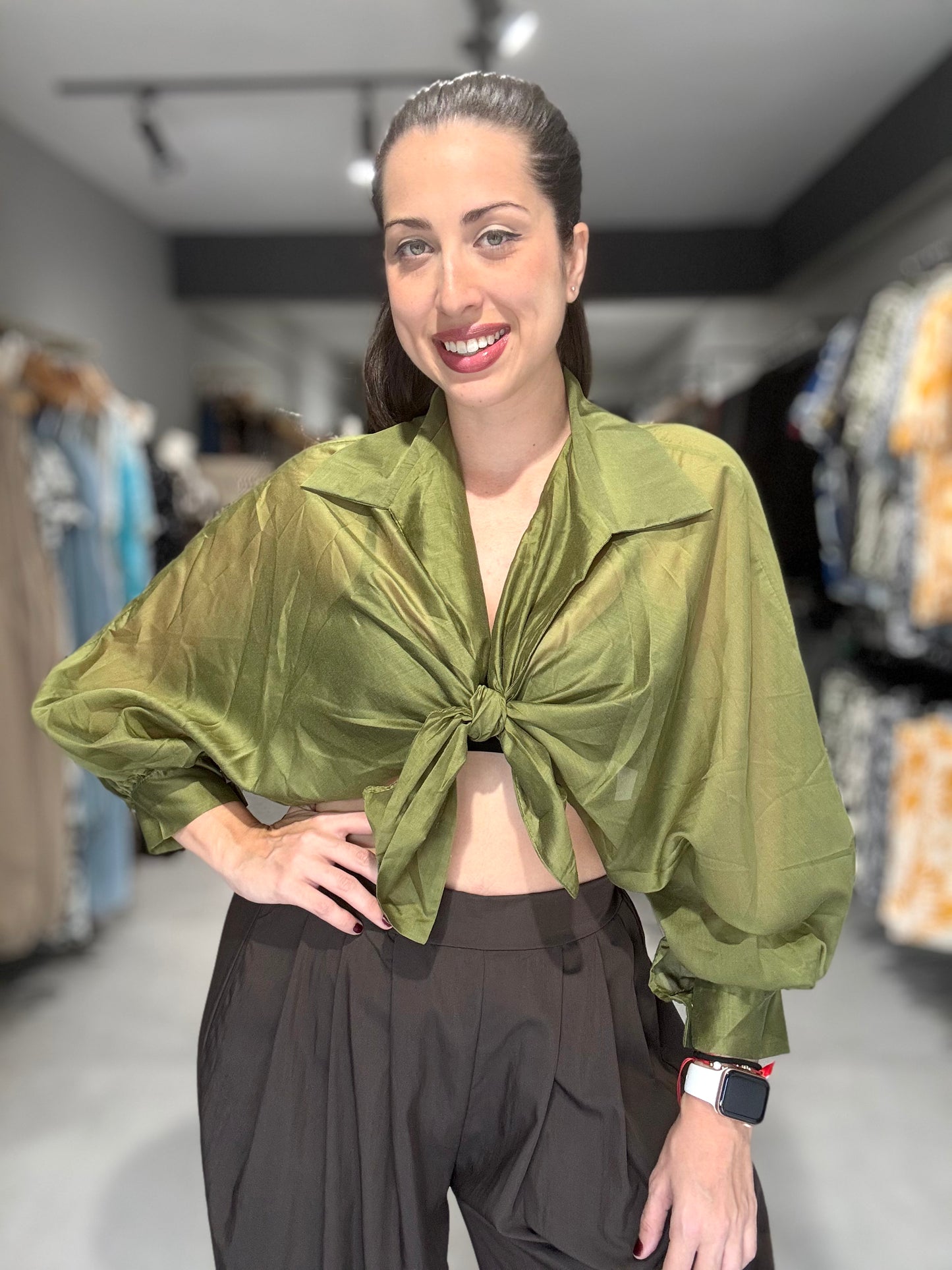 Portofino Blouse | OLIVE