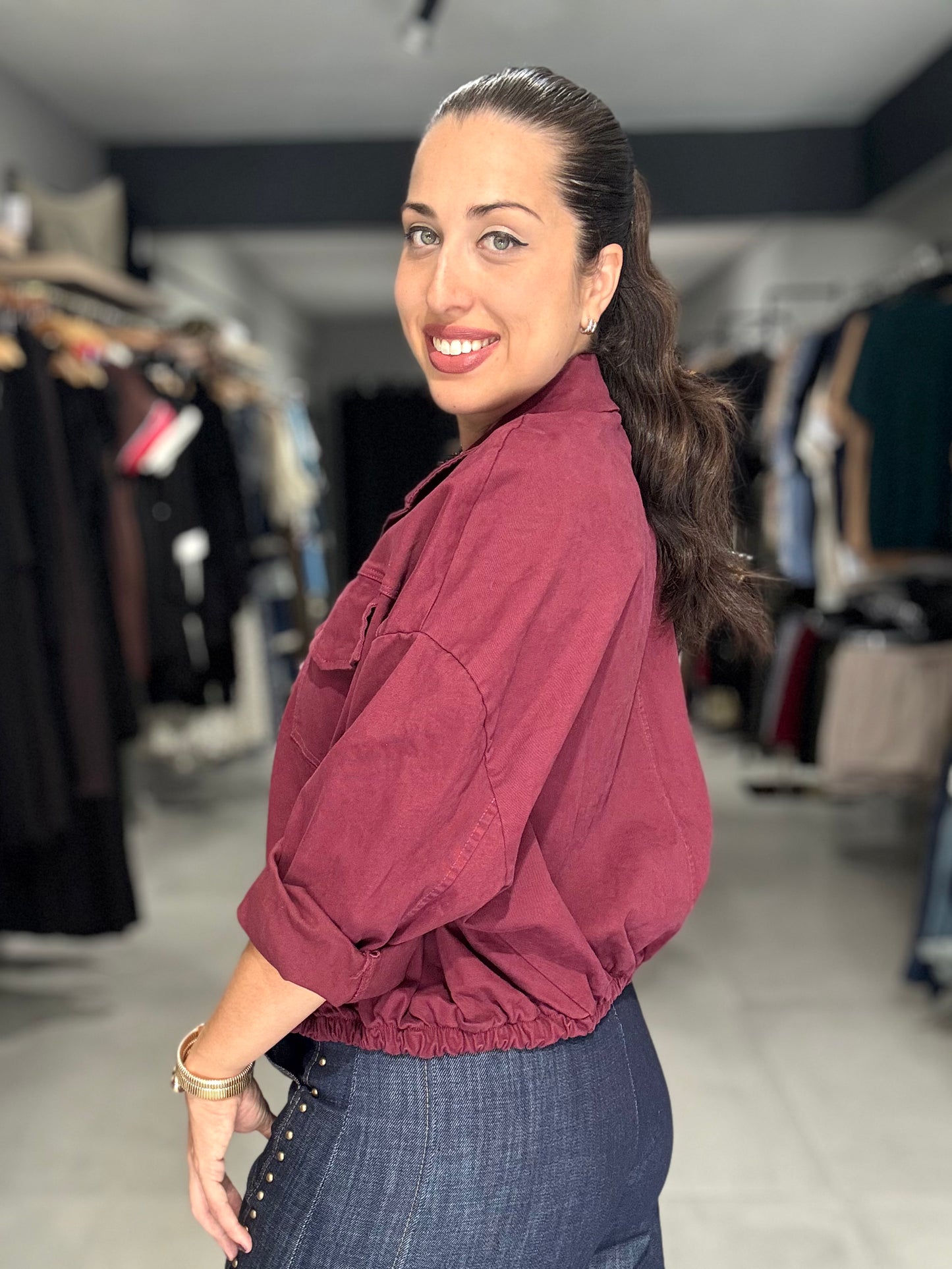 Fall Jacket | BURGUNDY