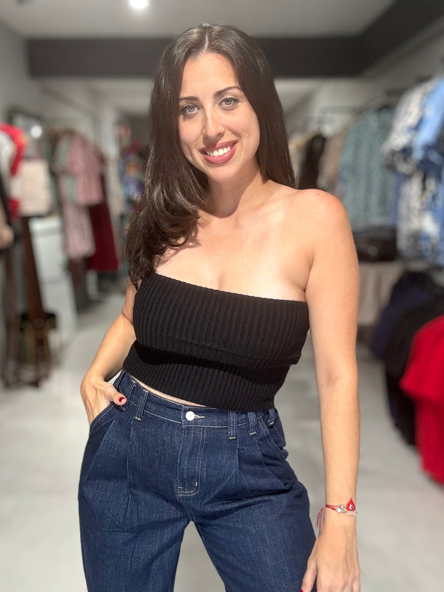 Rib Knit Sweater Cardigan Set