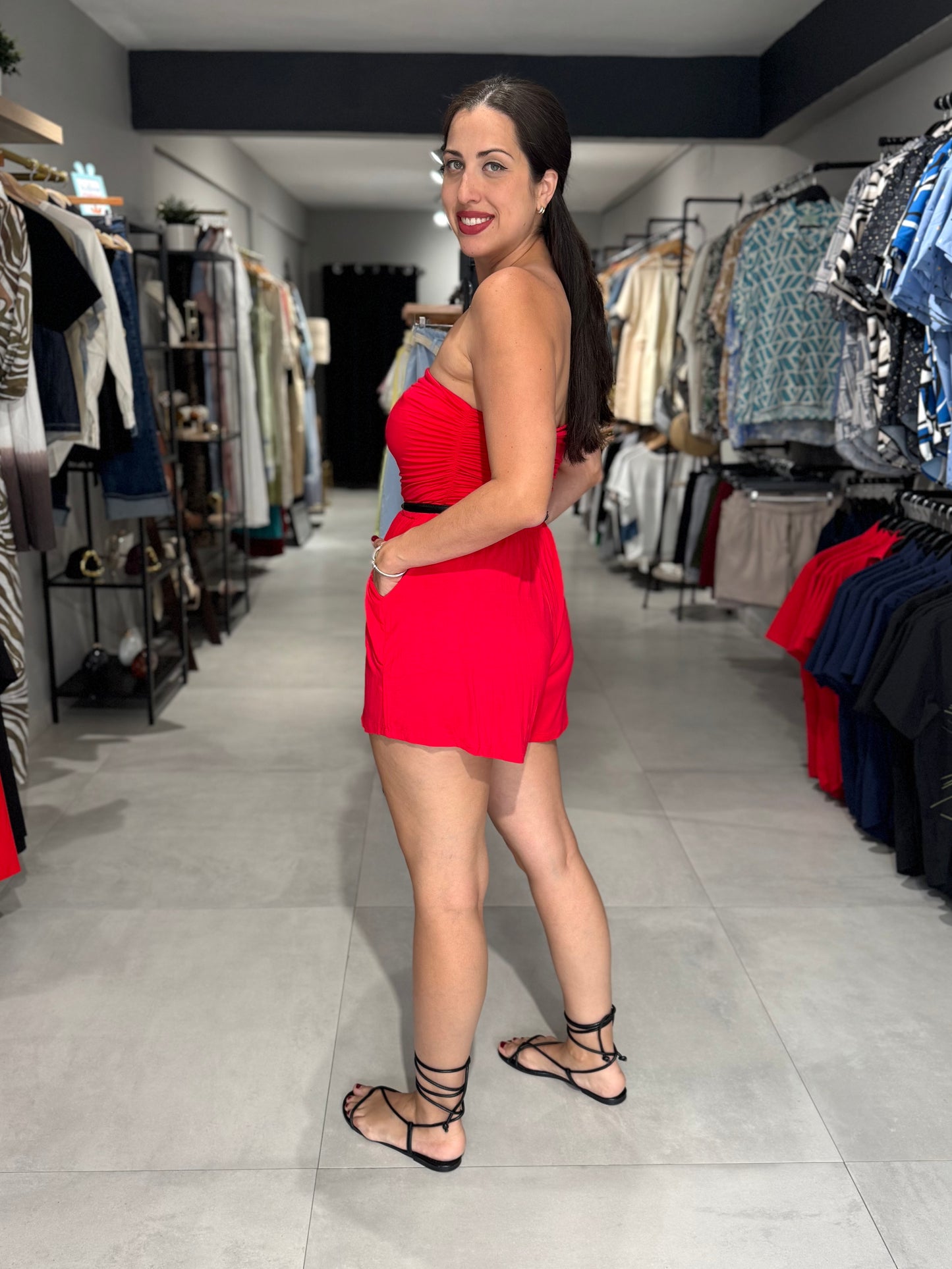 Summer Strapless Romper | RUBY
