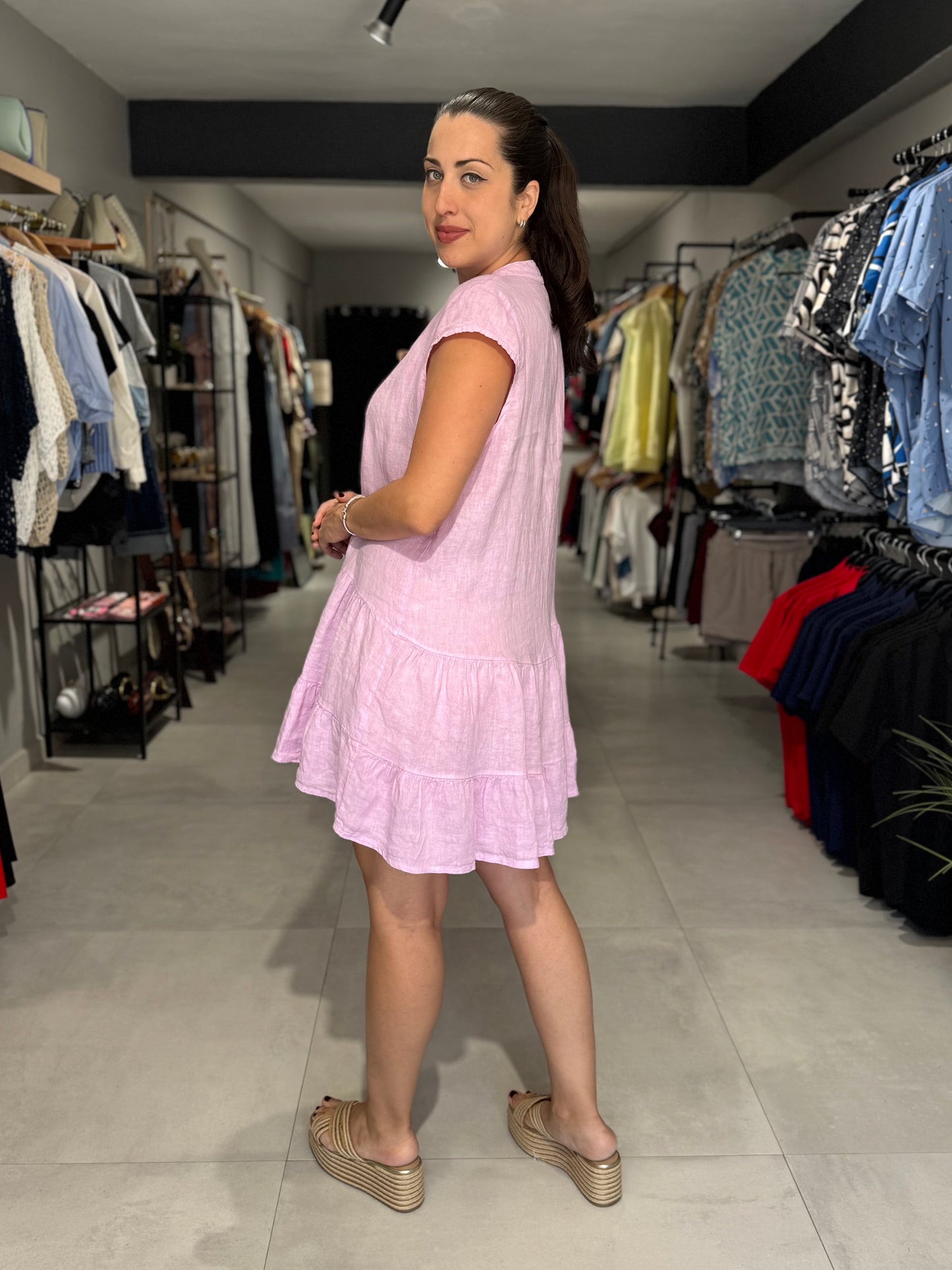 Linen Everyday Dress | LAVANDA
