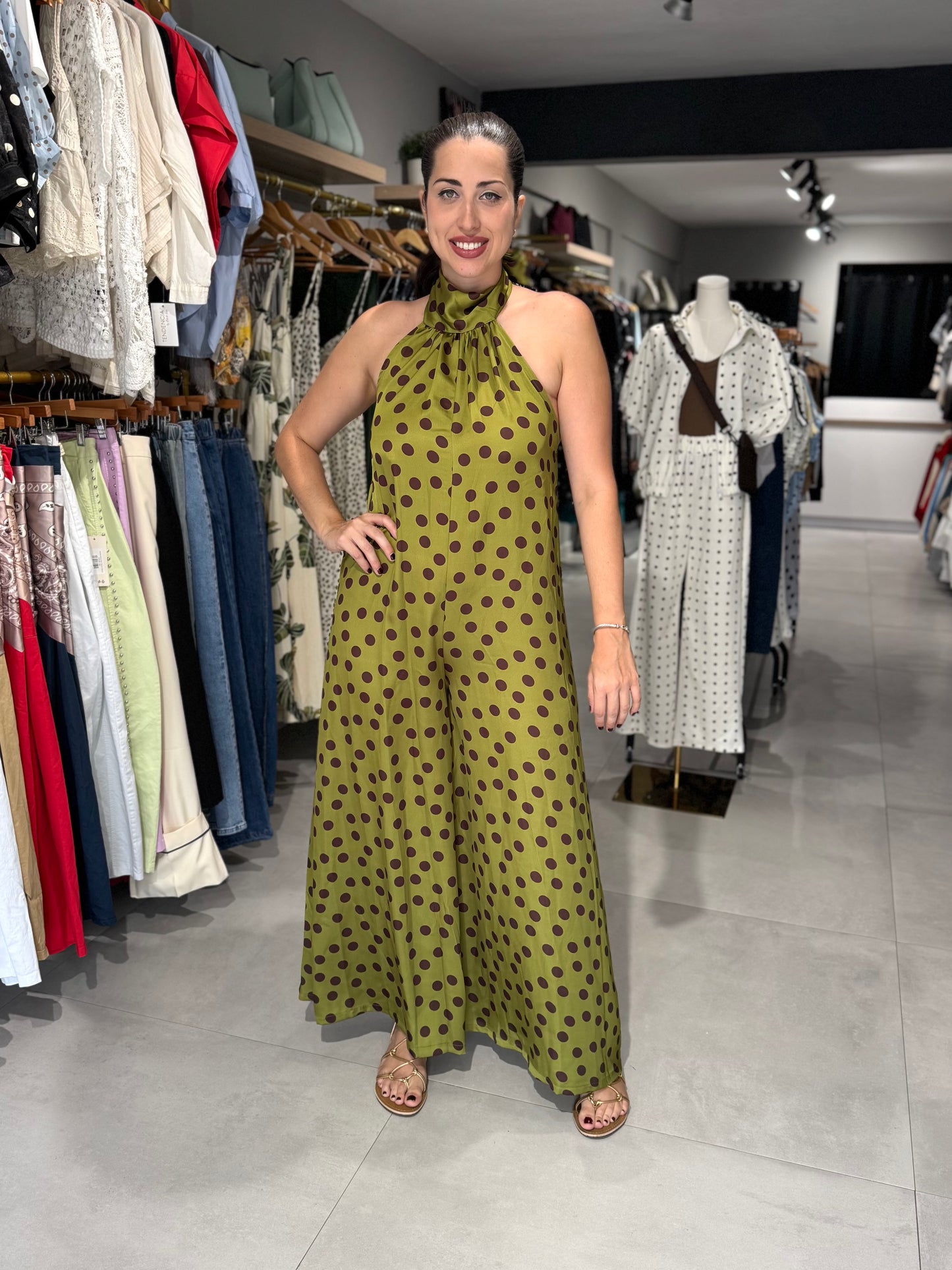 Polka Jumpsuit | OLIVE