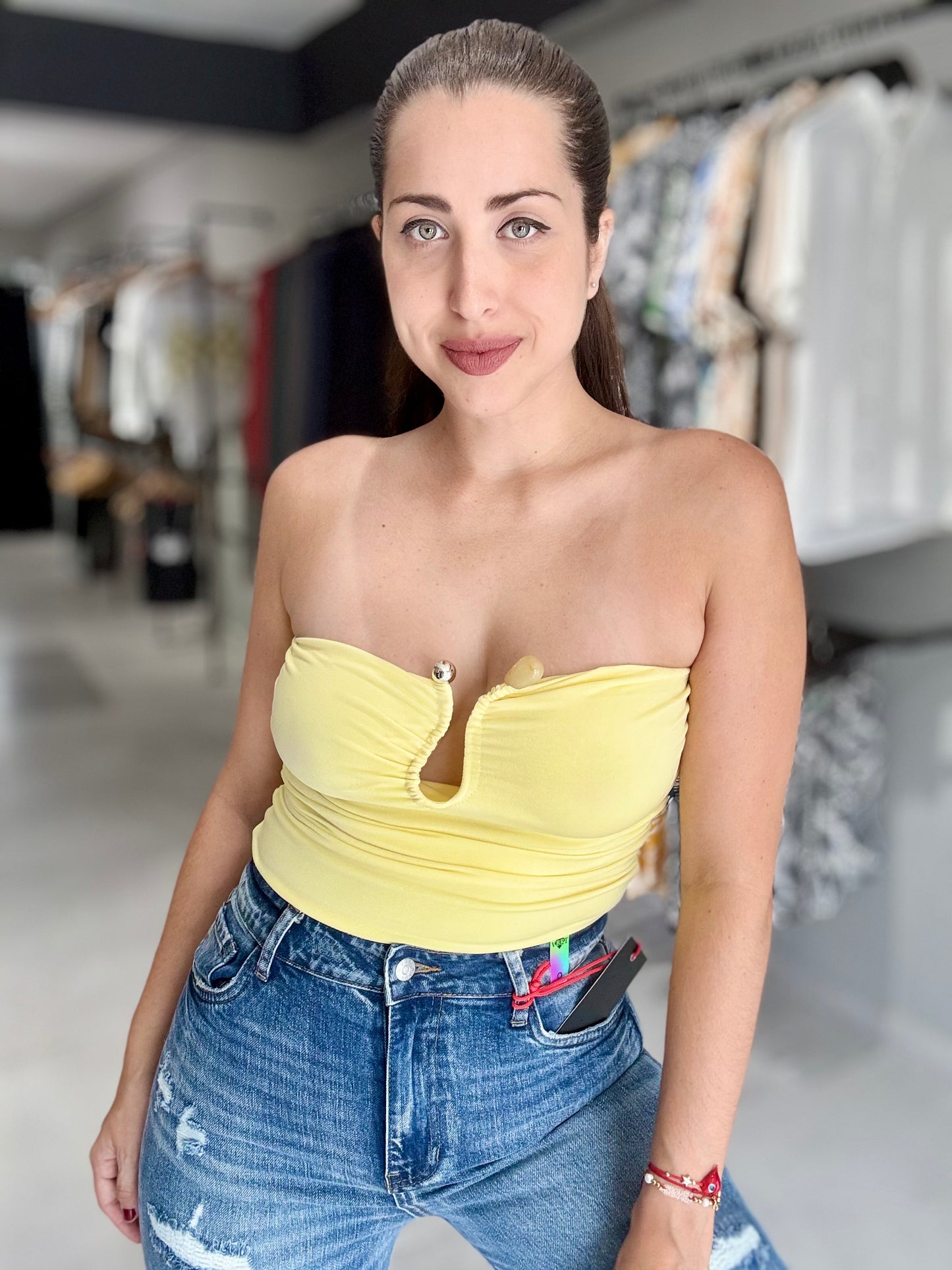 Spring Tube Top | YELLOW