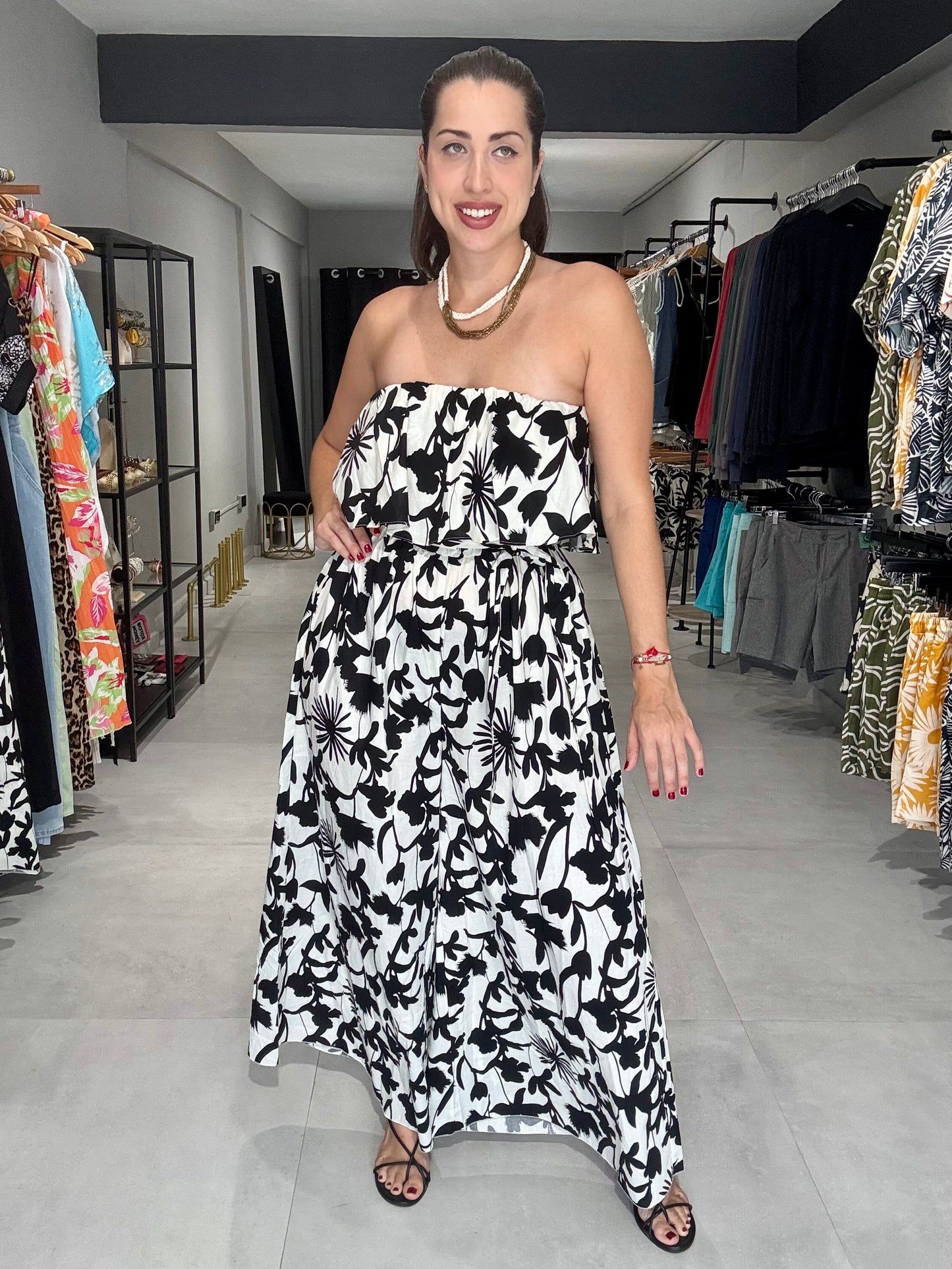 Neutral Floral Jumpsuit