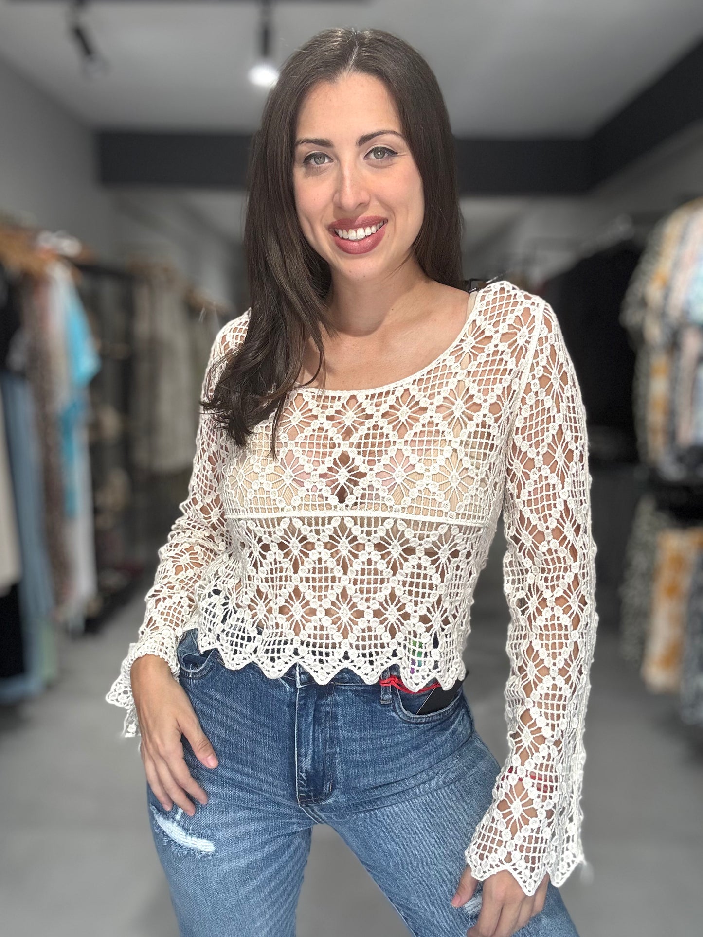 Beach Crochet Blouse