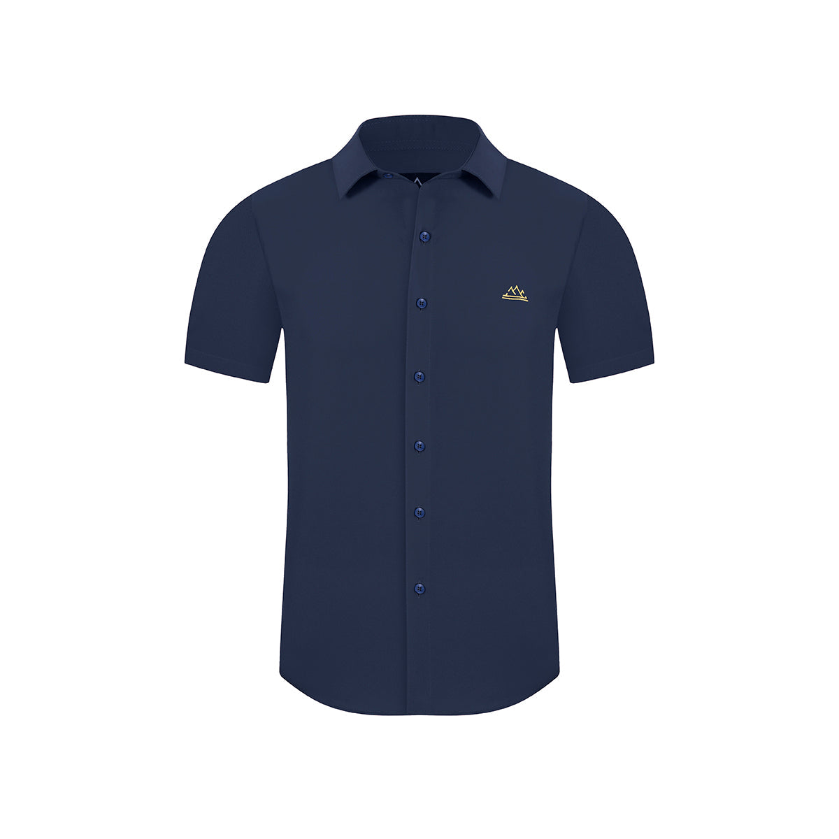 Navy Whara Button Down Shirt