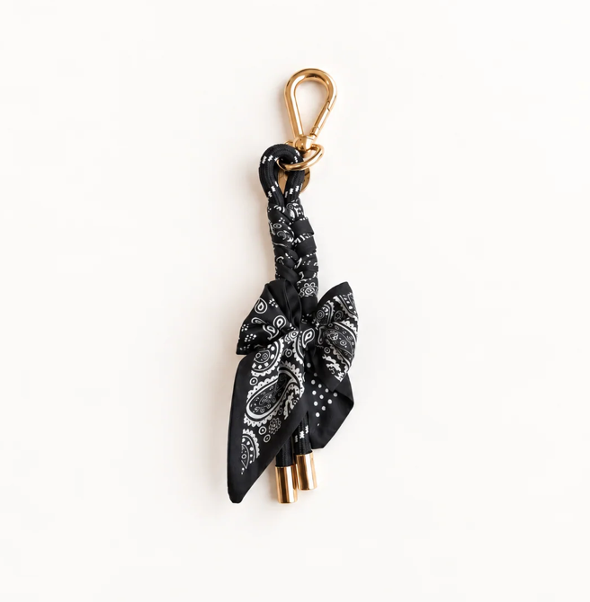 SCARF KEYCHAIN | BLACK