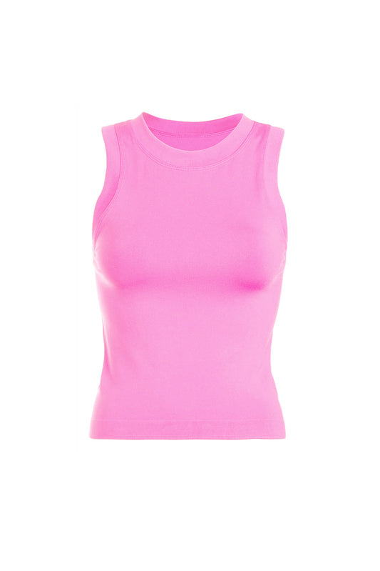 Smooth Thick Banded Tank Top | LIGHT PINK