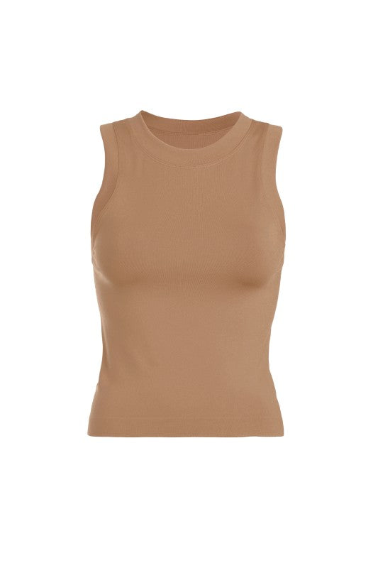 Smooth Thick Banded Tank Top | MACAROON