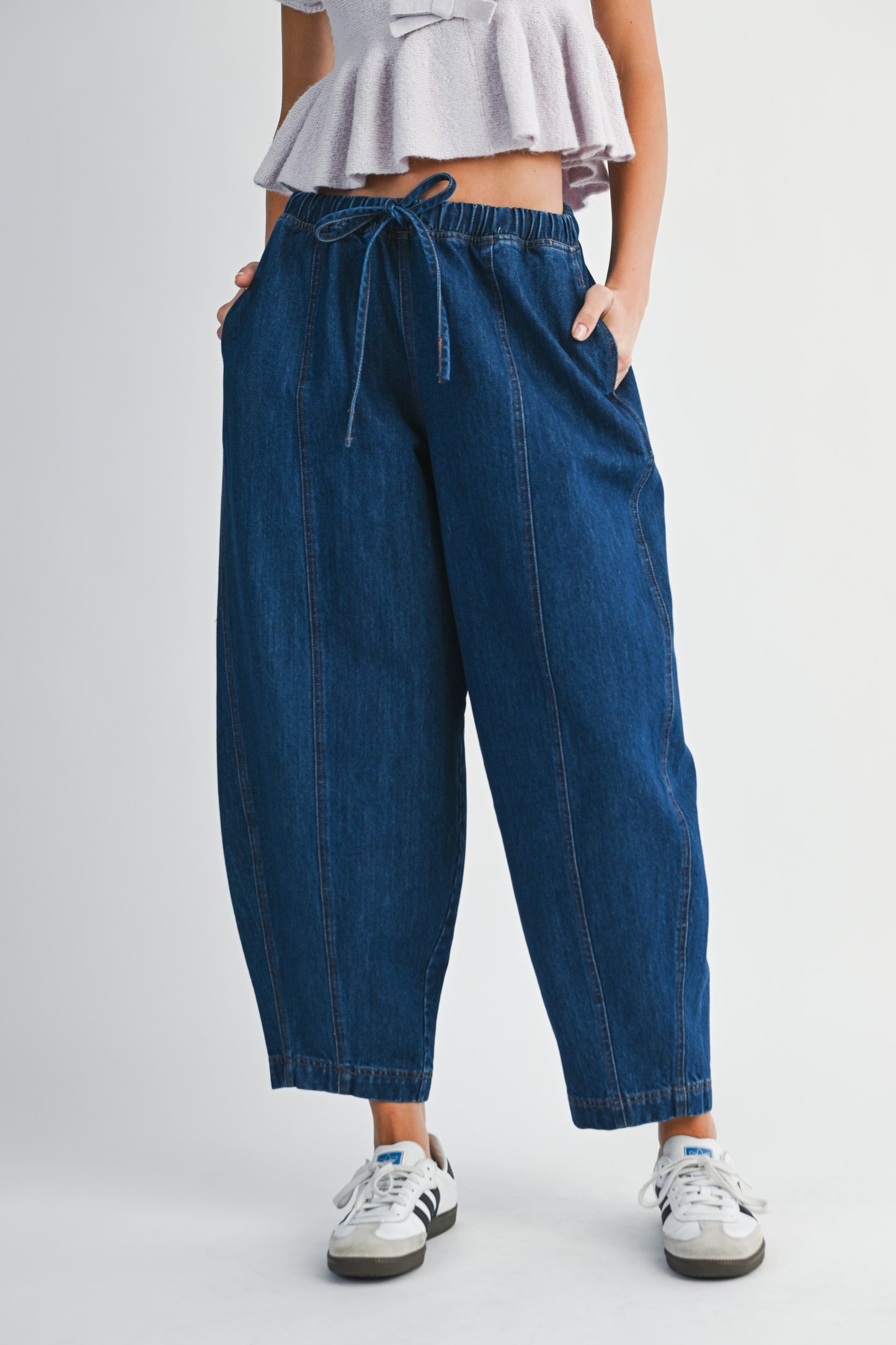 Denim Barrel Jean