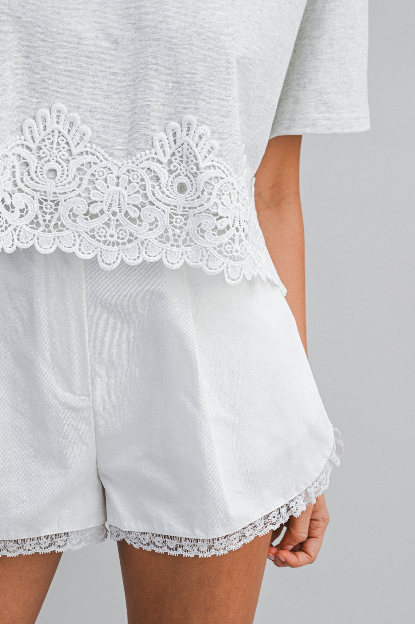 Lace Trim Short