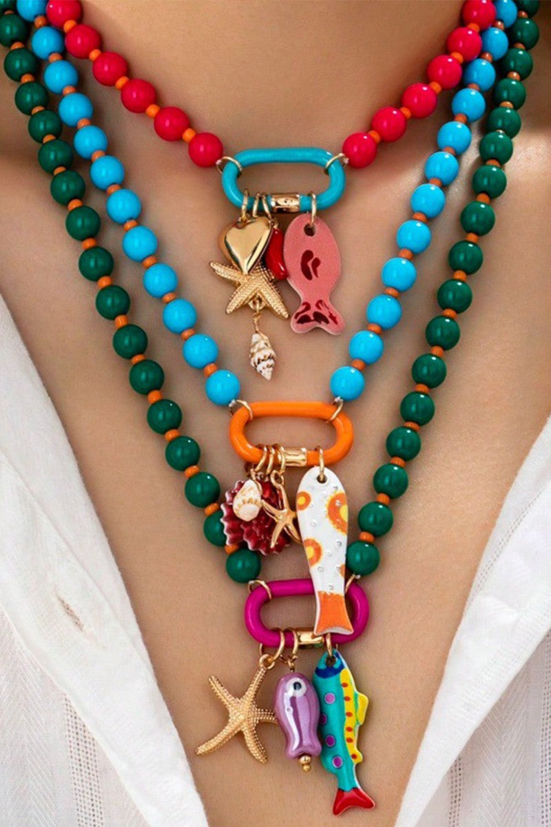 Coastal Beaded Necklace | VARIEDAD