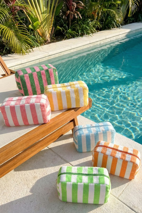 Summer Striped Terry Pouch  | VARIEDAD