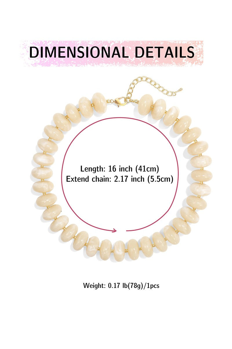 Solid Color Beaded Layering Necklace | VARIEDAD