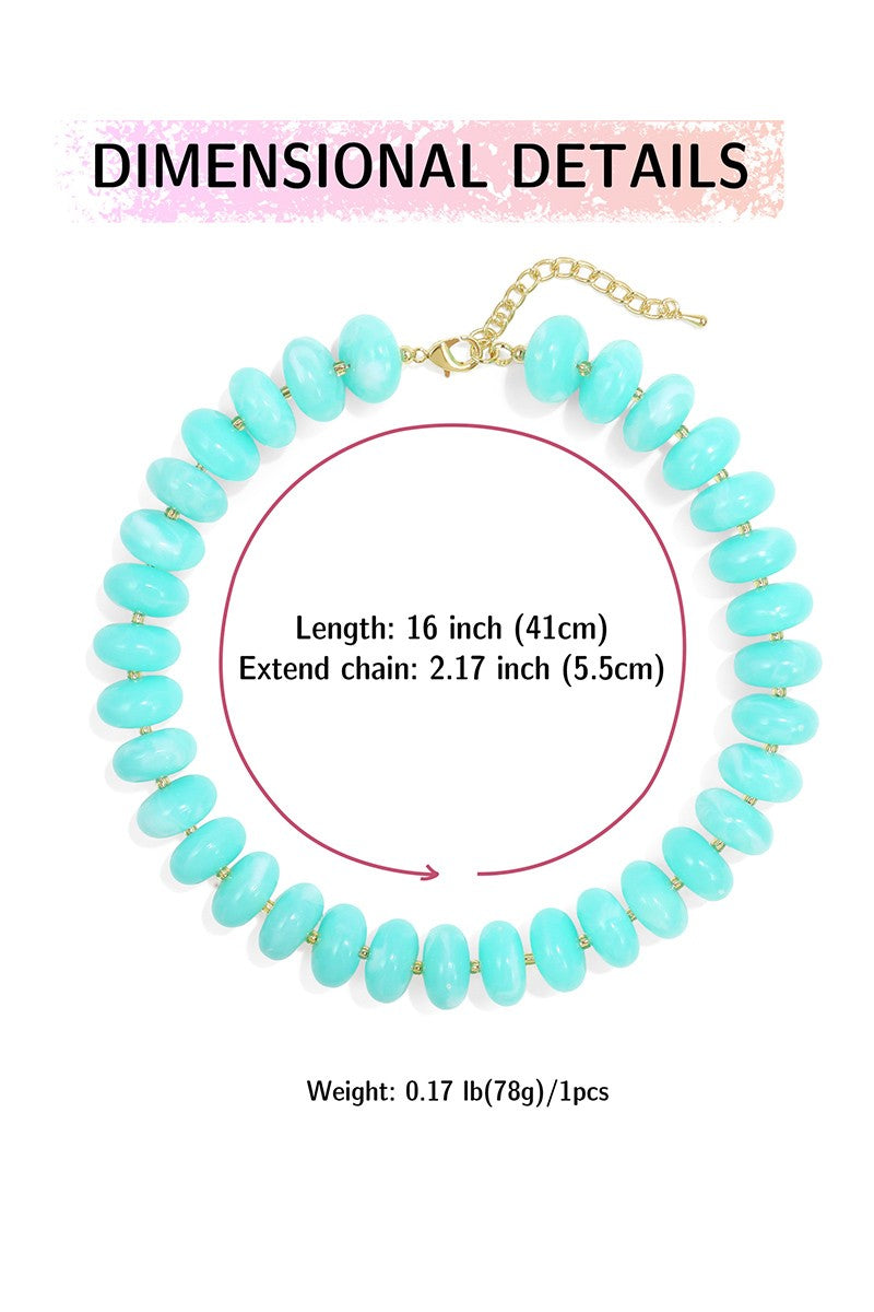 Solid Color Beaded Layering Necklace | VARIEDAD