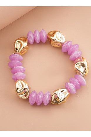 Colorful Acrylic Bead Bracelet