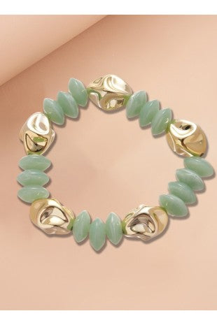 Colorful Acrylic Bead Bracelet