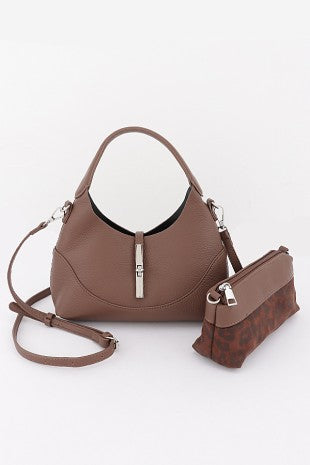 Fall Vegan Leather Handbag | COFFEE