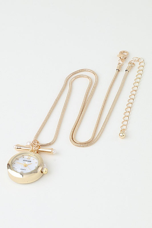 Vintage Pocket Watch Necklace