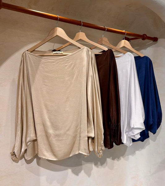 Satin Tunic Blouse | VARIEDAD