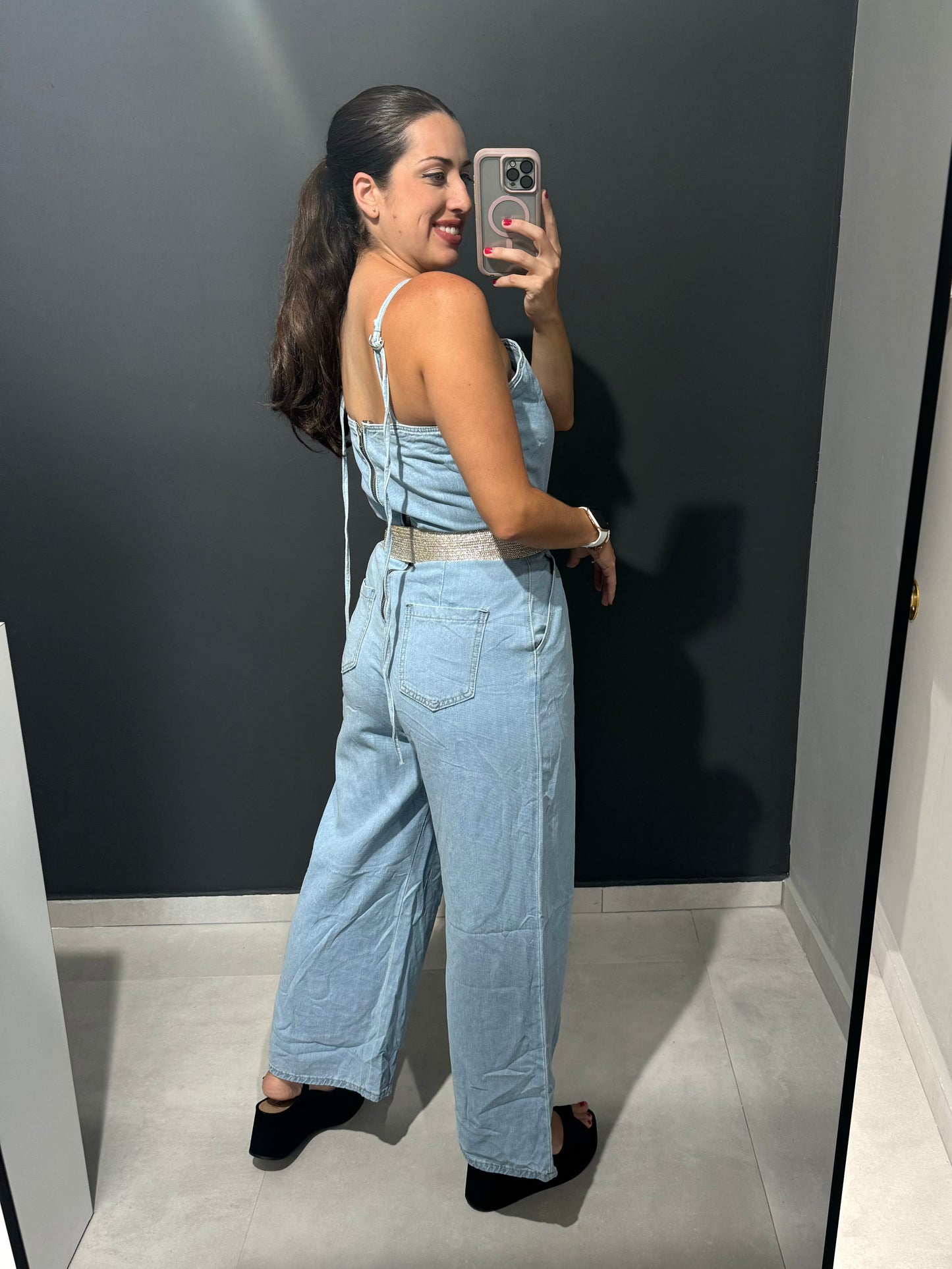 Alexa Denim Jumpsuit