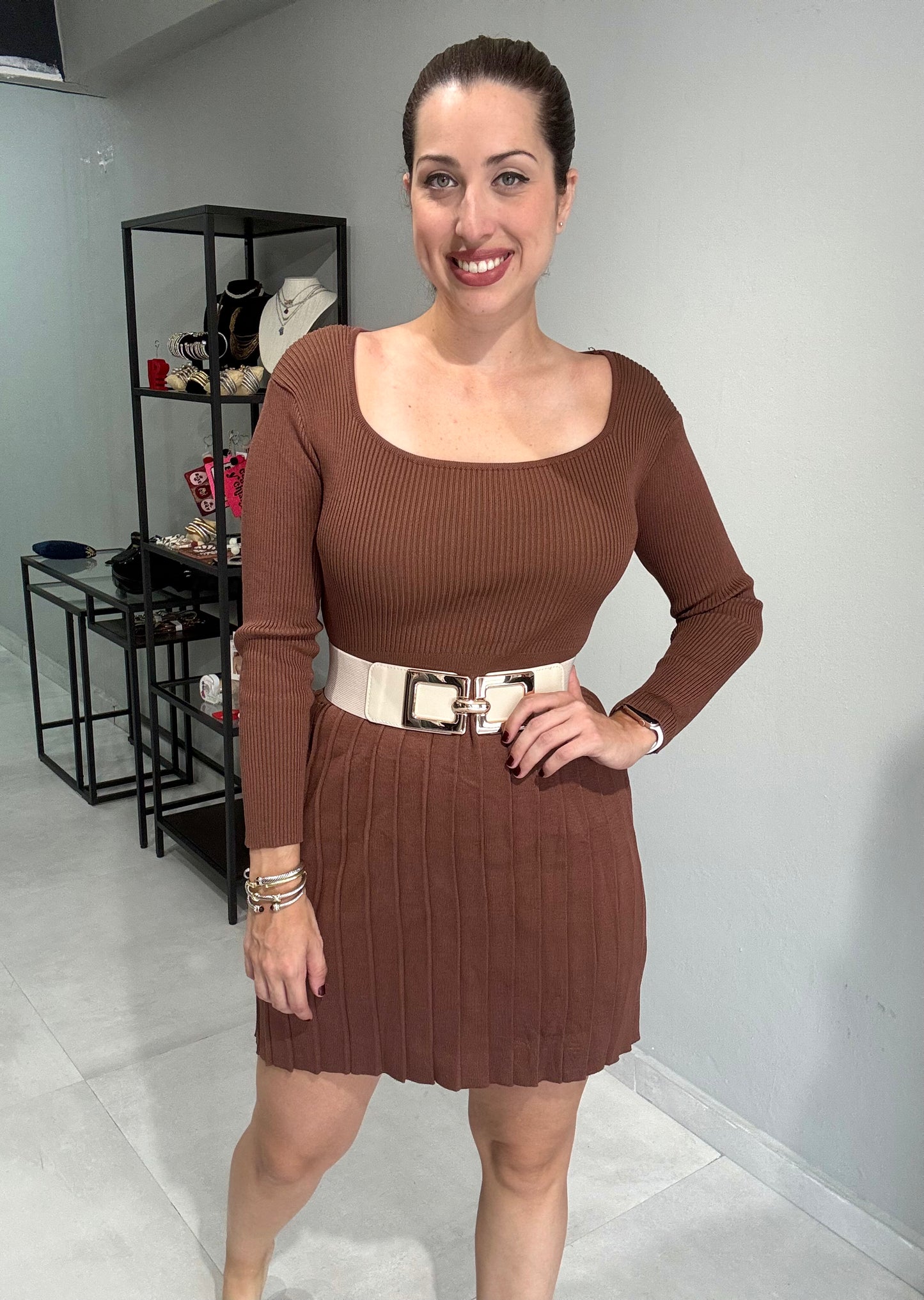 Dark Mocha Sweater Dress