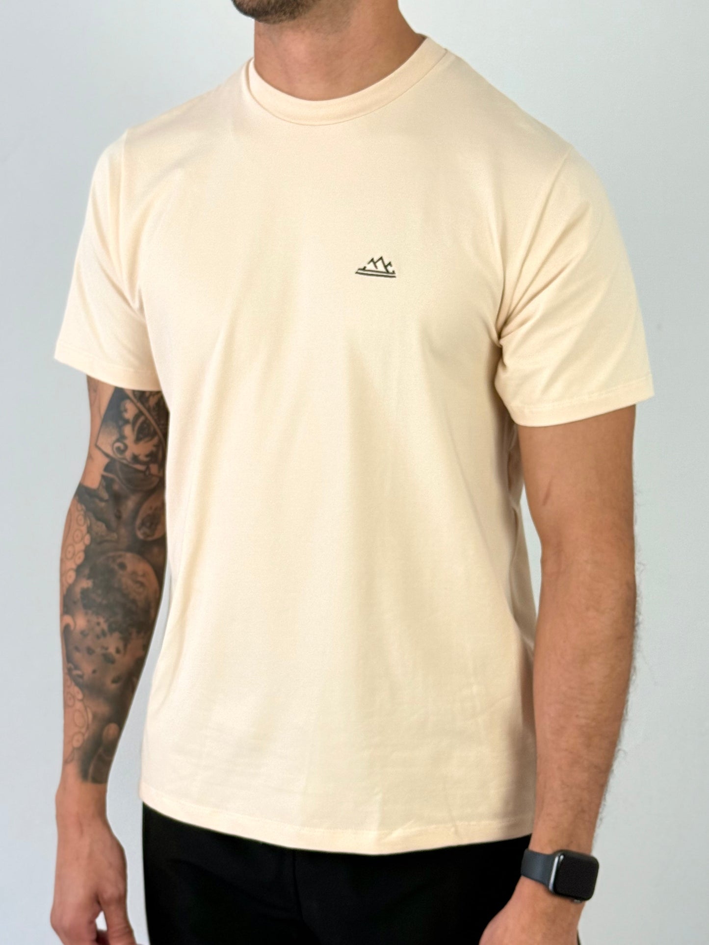 Light Sand Logo Tee