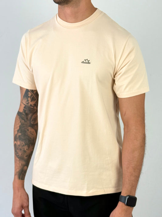 Light Sand Logo Tee