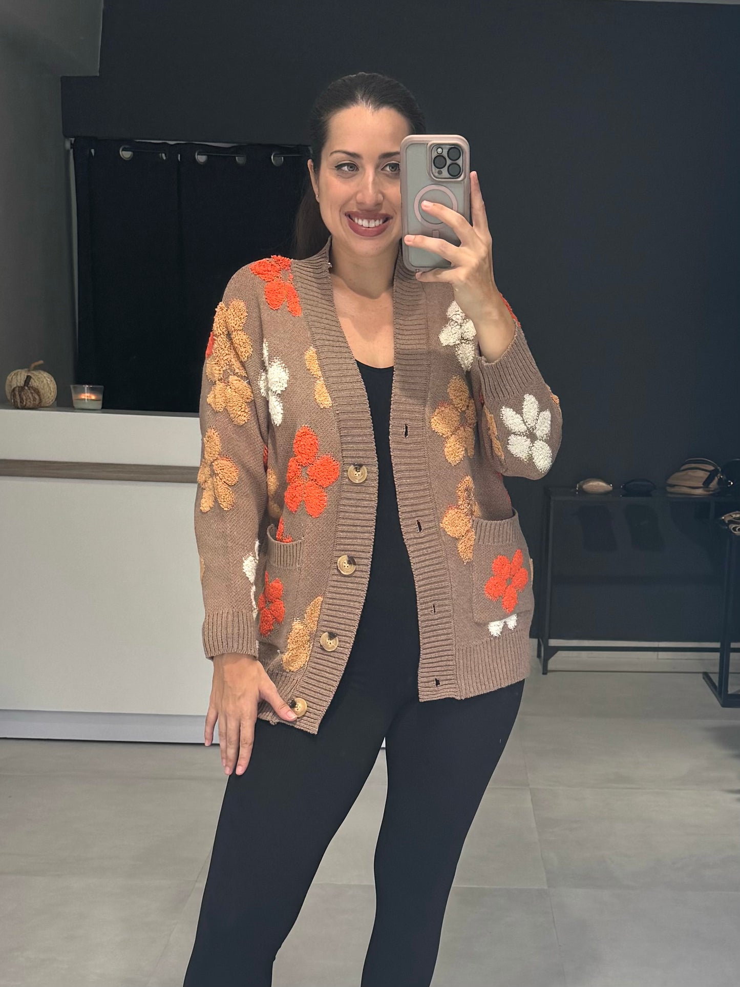 Autumn Floral Cardigan | MOCHA