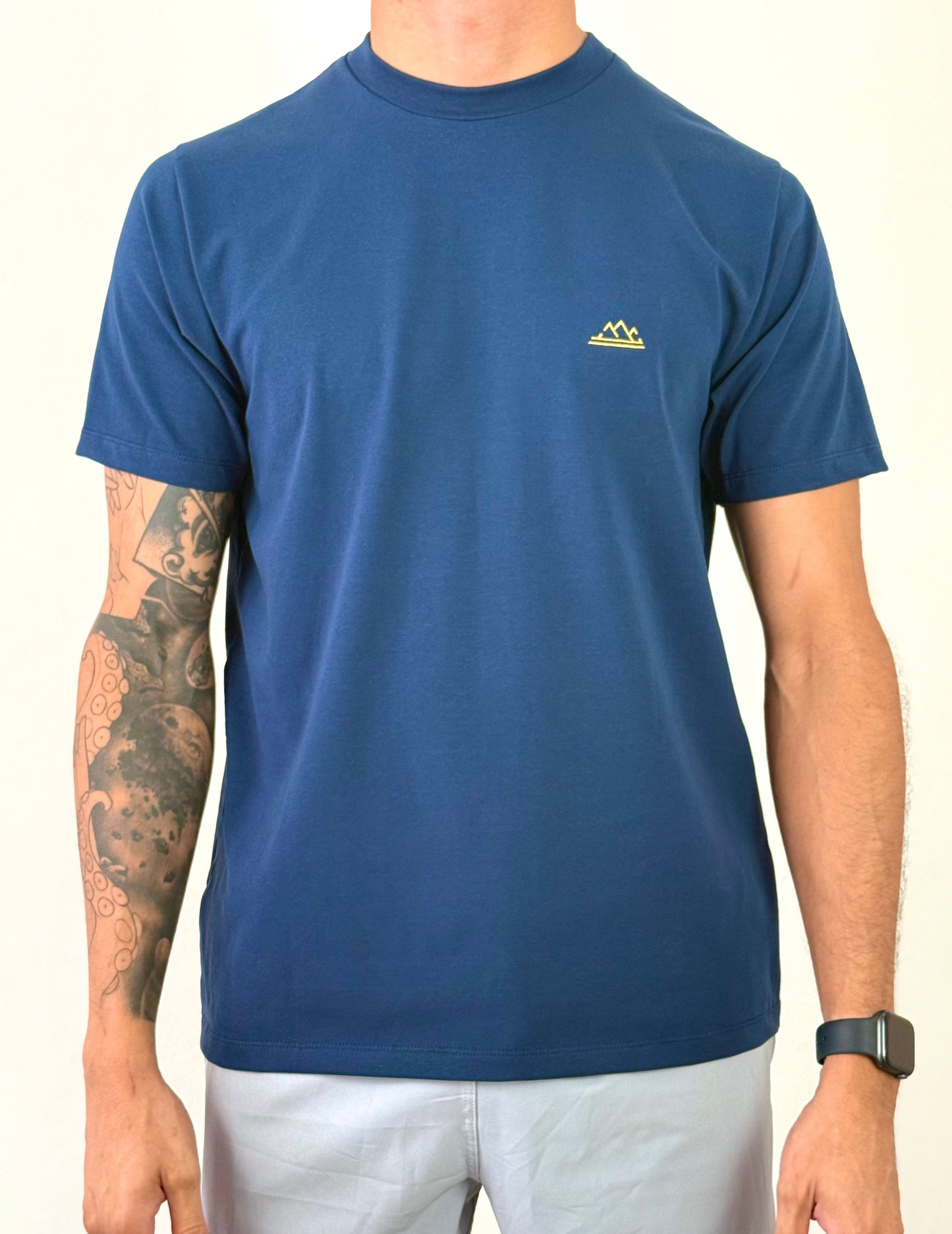 Navy Logo Tee