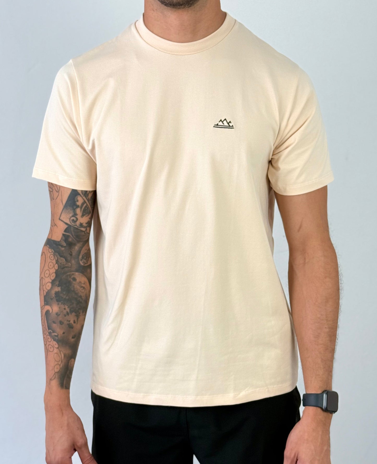 Light Sand Logo Tee