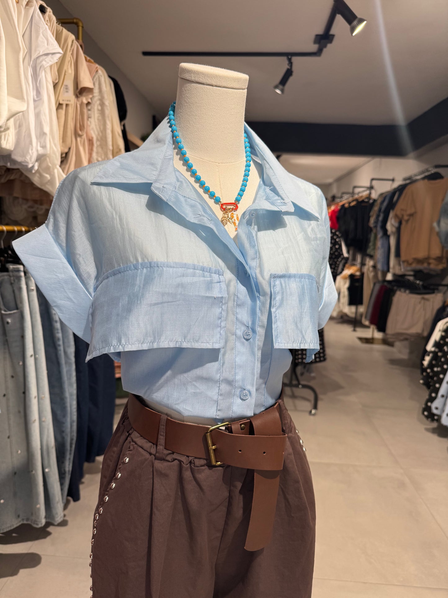 Tuscany Blouse | LIGHT BLUE