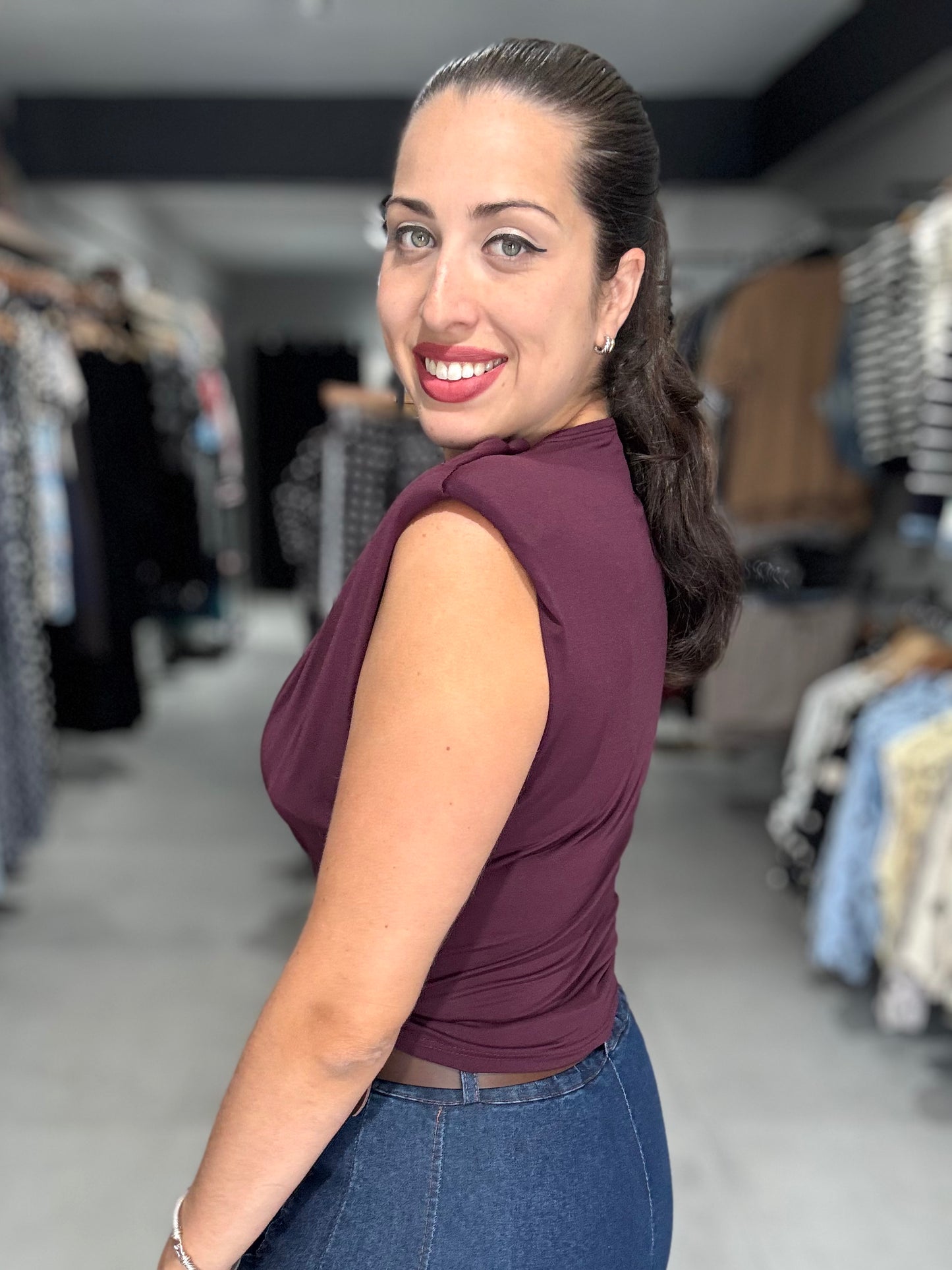 Timeless Blouse | BURGUNDY
