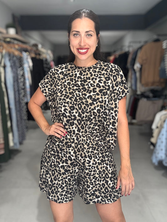 Casual Leopard Set