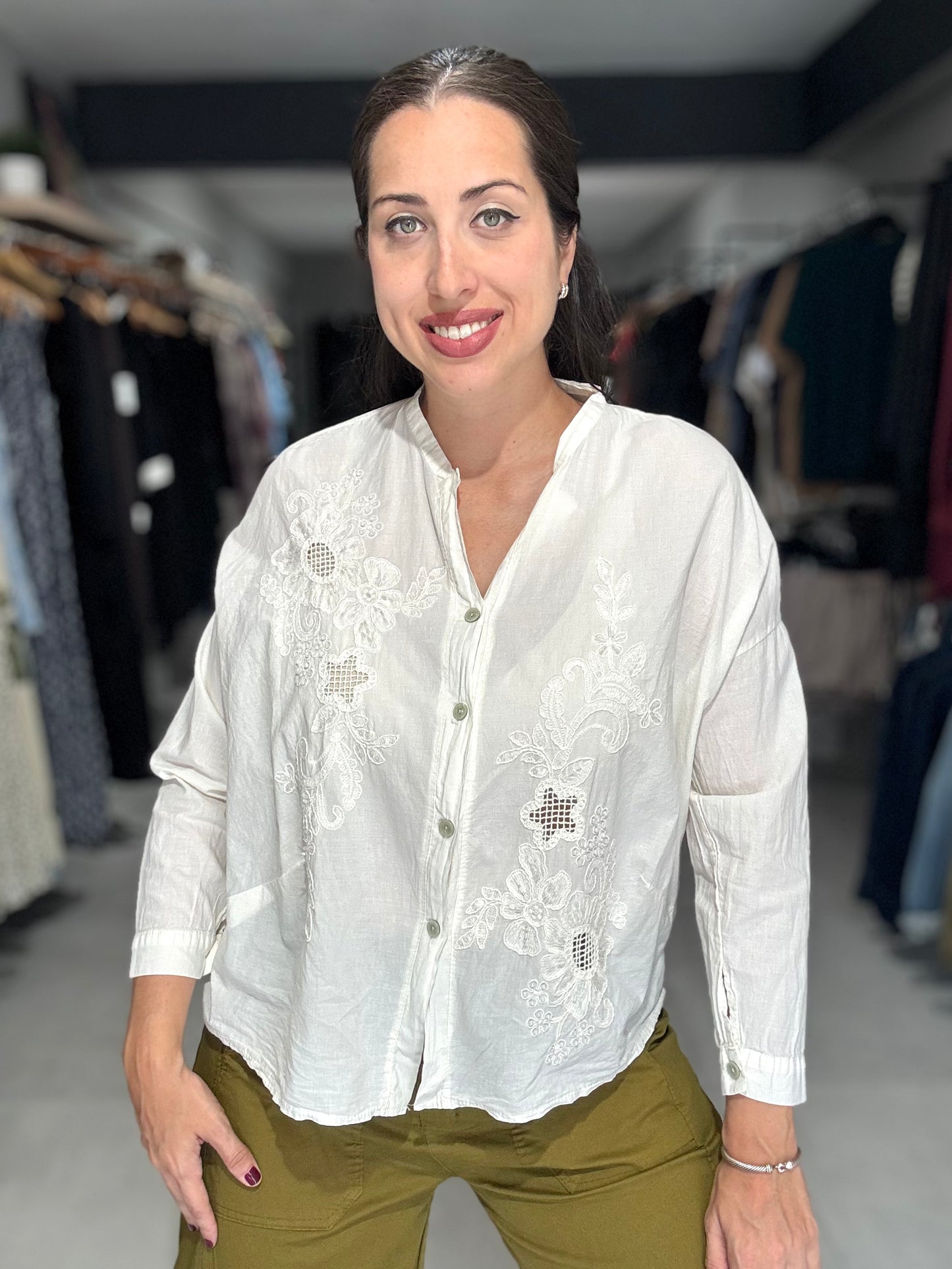 Autumn Embroidered Blouse